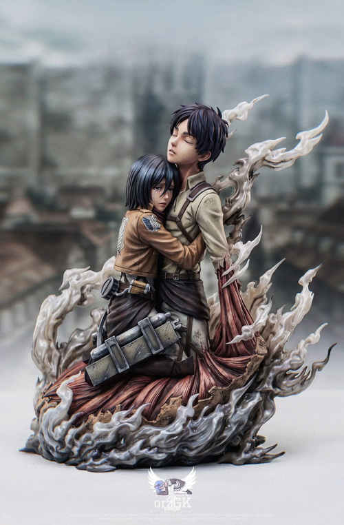 Attack on Titan I Mikasa Ackerman & Eren Jäger I Saoirse Studio I 1:6 Resin Statue
