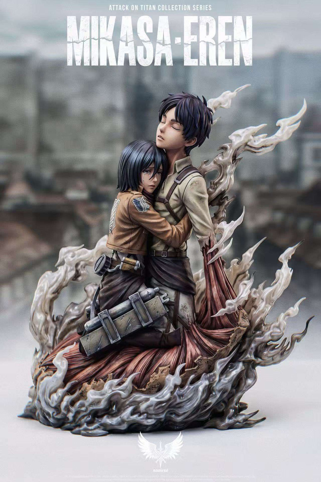Attack on Titan I Mikasa Ackerman & Eren Jäger I Saoirse Studio I 1:6 Resin Statue