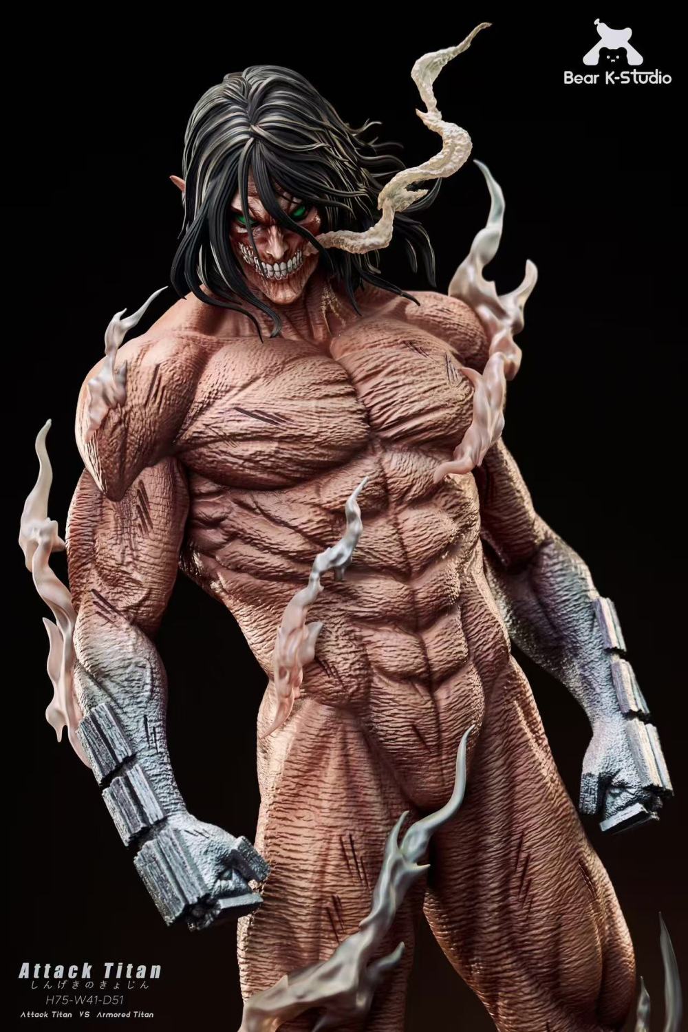 Eren Yeager / Armored Titan Resin Statue - BK Studio I Attack on Titan
