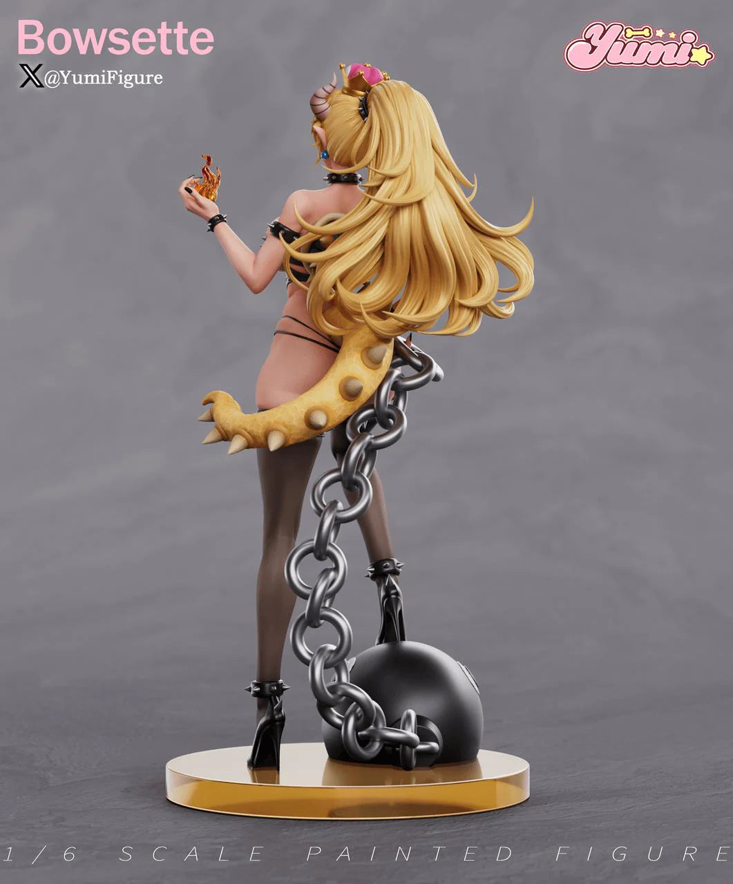 Super Mario I Bowsette I Yumi Figure I 1:6 Resin Figure