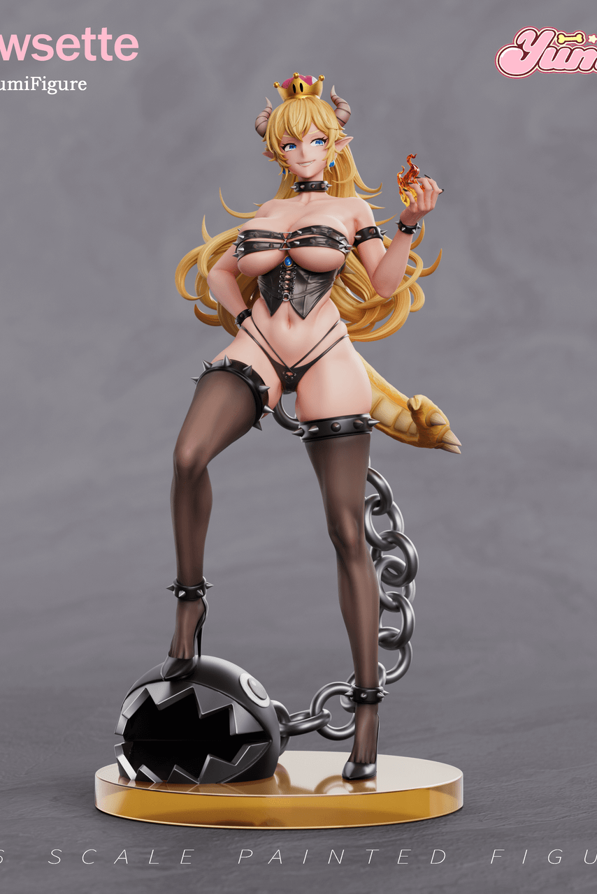 Super Mario I Bowsette I Yumi Figure I 1:6 Resin Figure