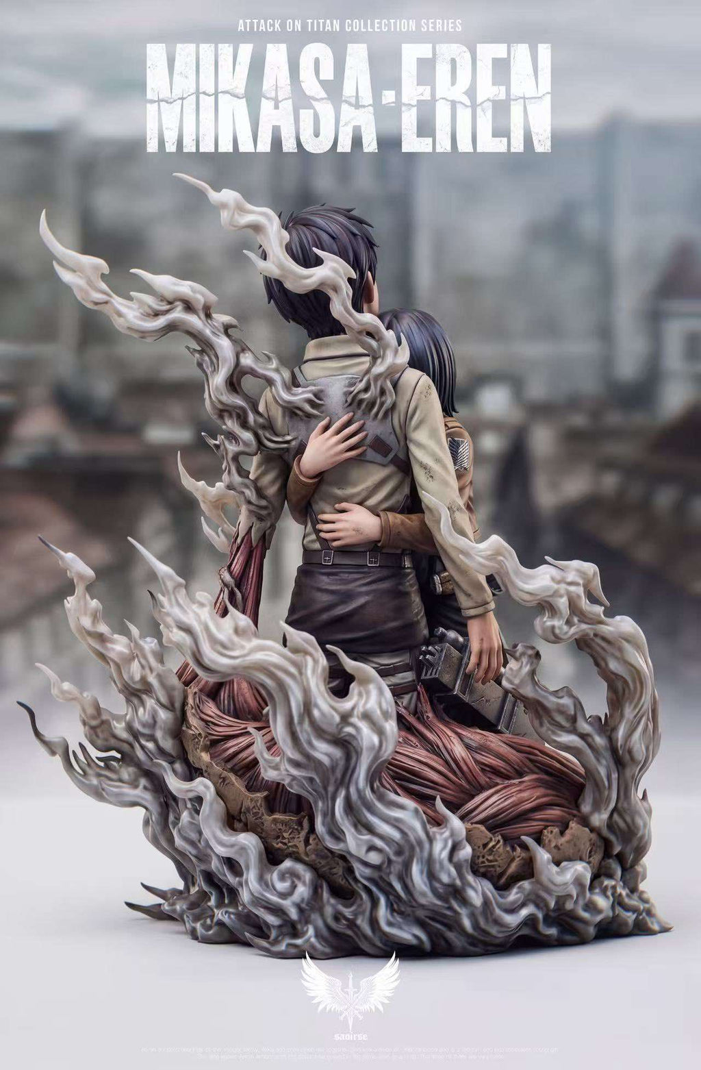 Attack on Titan I Mikasa Ackerman & Eren Jäger I Saoirse Studio I 1:6 Resin Statue
