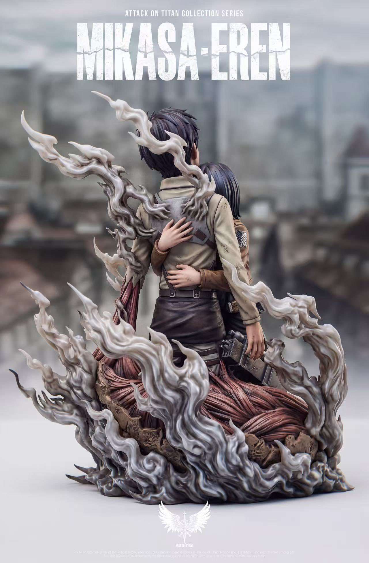 Attack on Titan I Mikasa Ackerman & Eren Jäger I Saoirse Studio I 1:6 Resin Statue