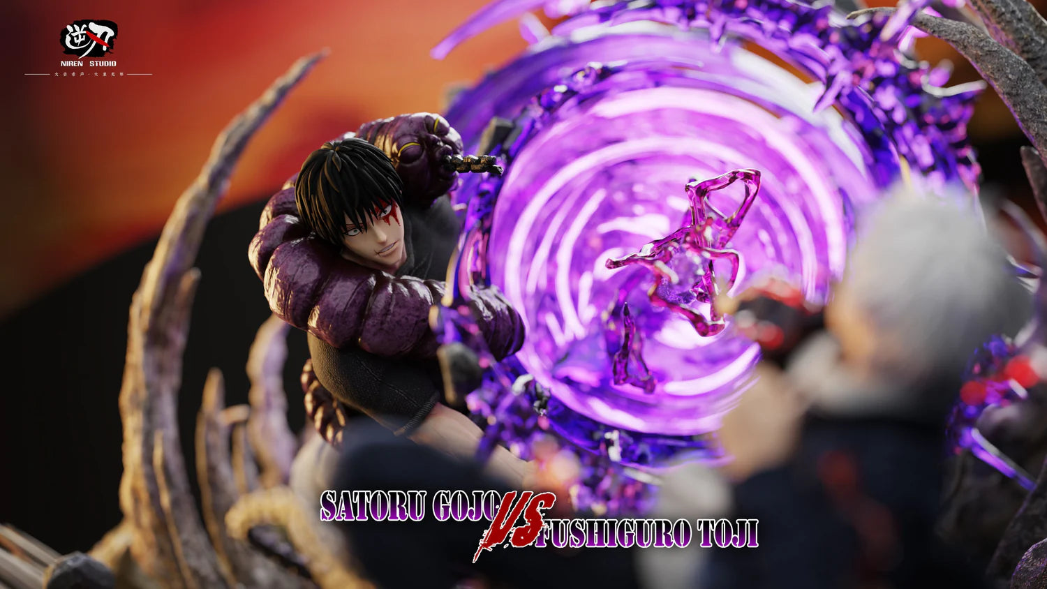 Jujutsu Kaisen I Gojo vs. Toji I Niren Studio I 1:6 Resin Statue
