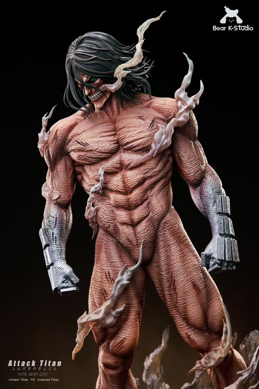 Eren Yeager / Armored Titan Resin Statue - BK Studio I Attack on Titan
