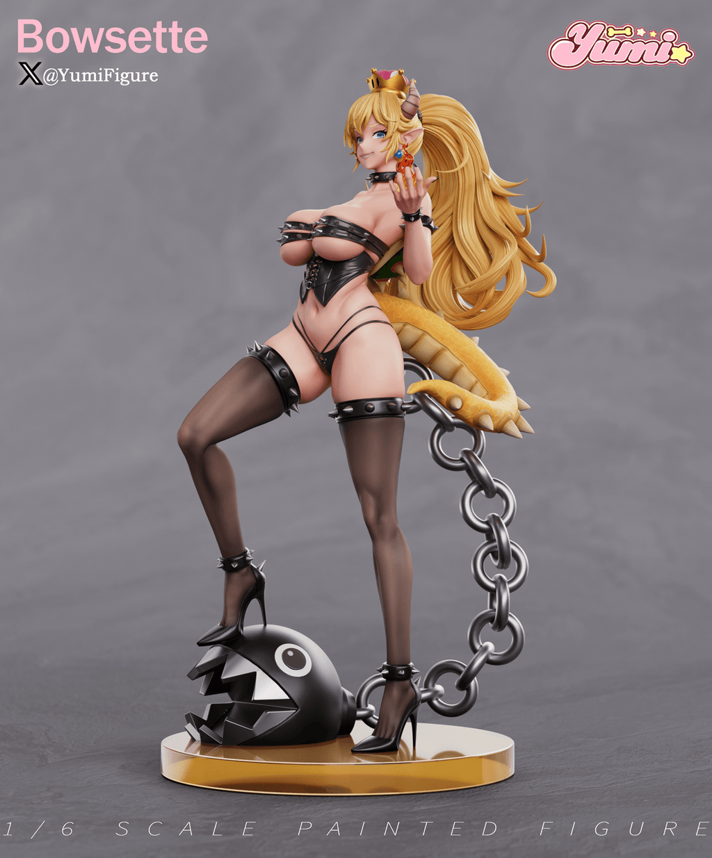 Super Mario I Bowsette I Yumi Figure I 1:6 Resin Figure