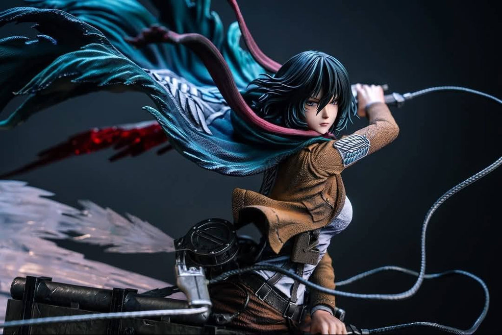 Attack on Titan I Mikasa Ackerman vs. Female Titan I Hertz Studio I 1:6 Resin Statue