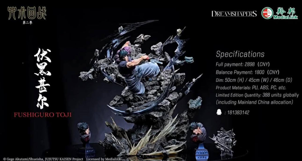 Jujutsu Kaisen I Toji Fushiguro I Dream Shapers Studio I 1:6 Resin Statue