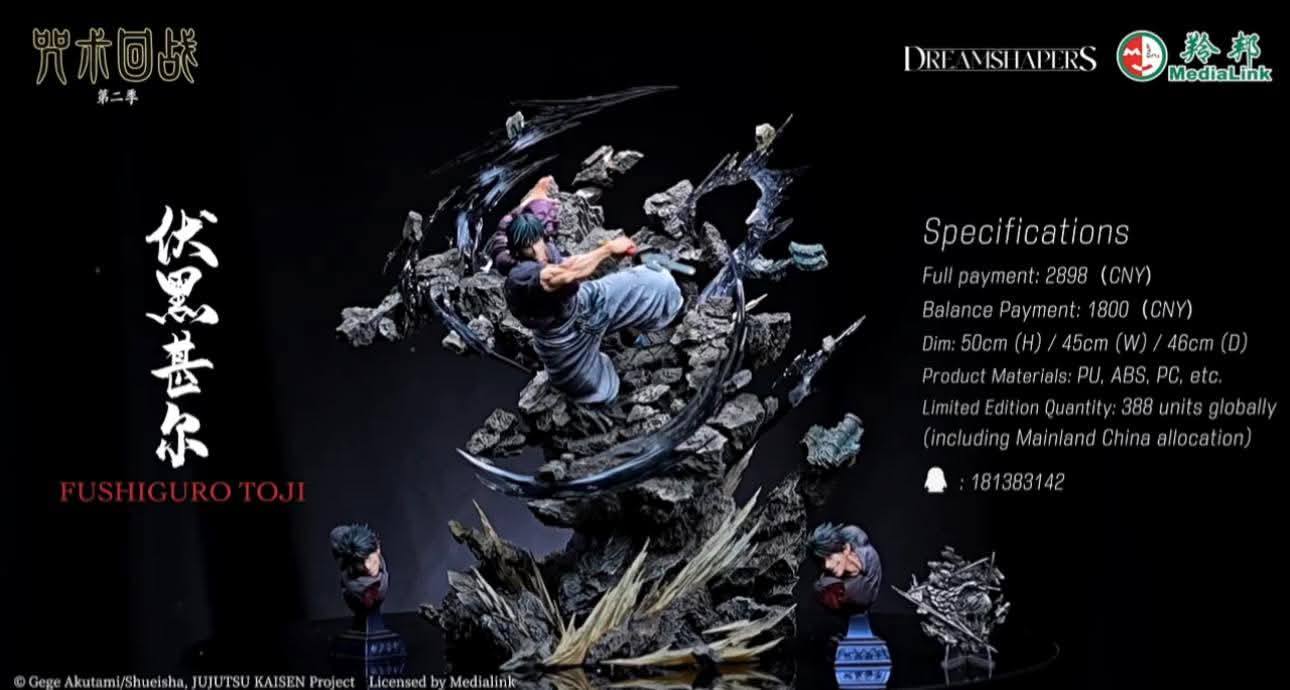 Jujutsu Kaisen I Toji Fushiguro I Dream Shapers Studio I 1:6 Resin Statue