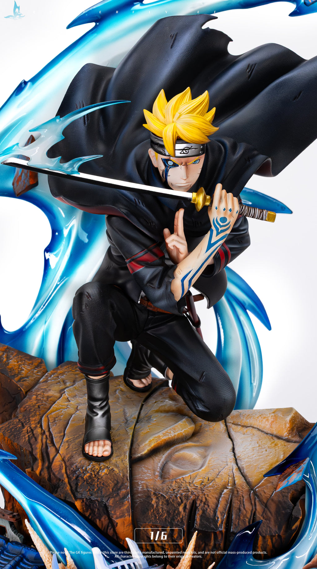Uzumaki Boruto 1/6 Resin Statue - Butterfly Effect Studio I Naruto - EX edition front view