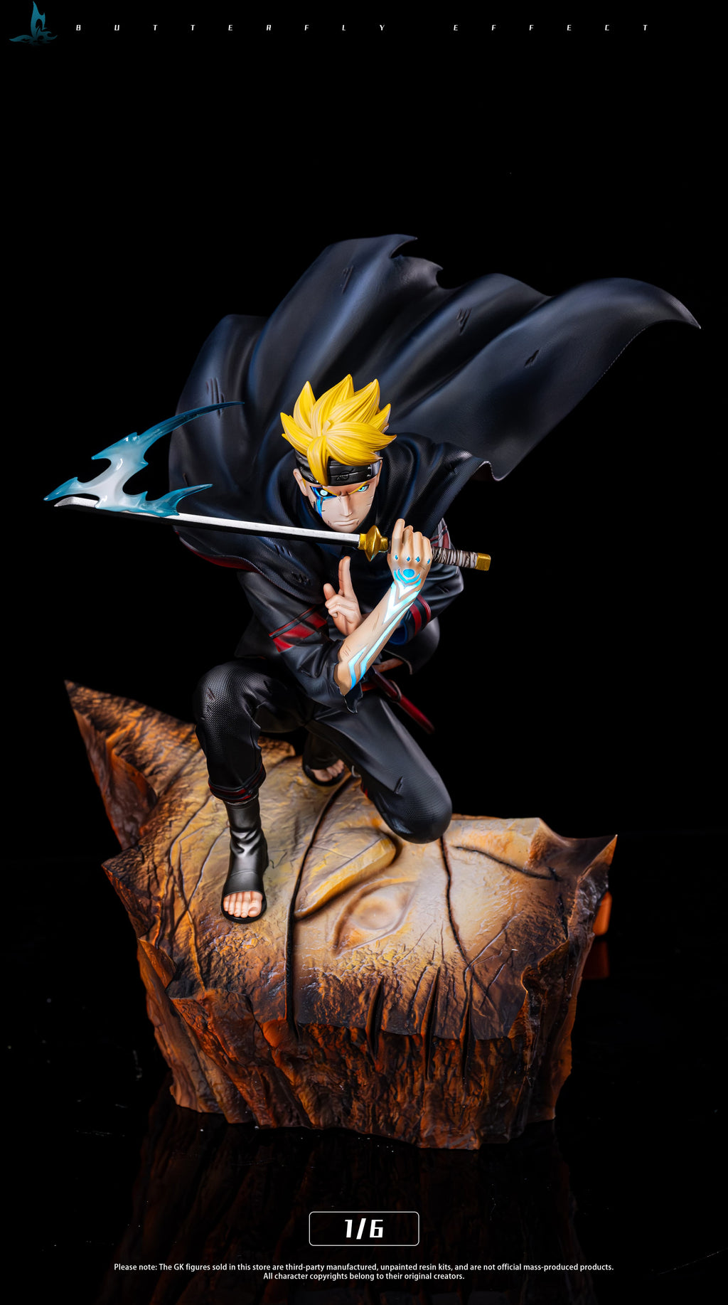 Uzumaki Boruto 1/6 Resin Statue - Butterfly Effect Studio I Naruto - Regular edition front view
