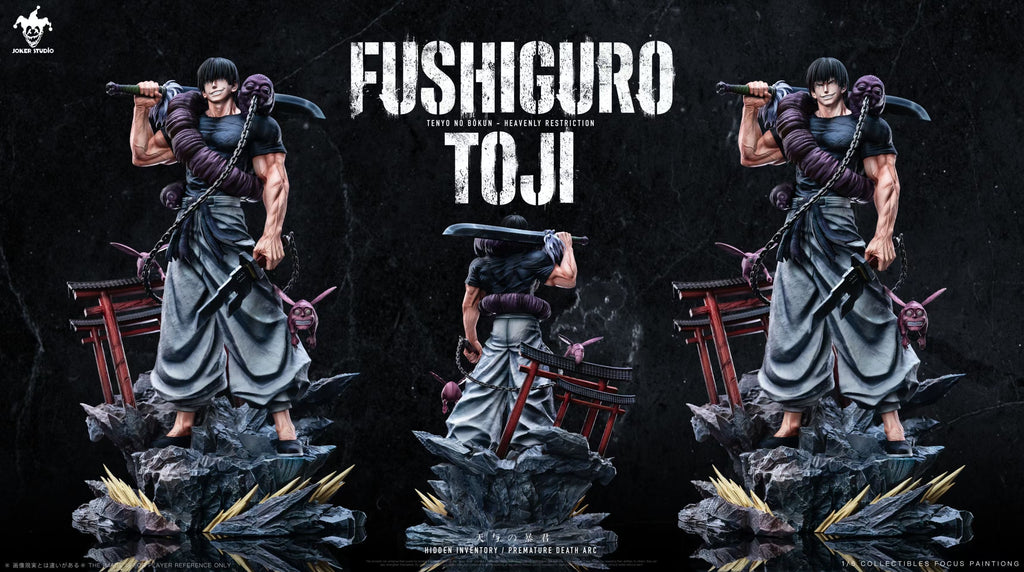 Toji Fushiguro – Joker Studio – Jujutsu Kaisen Figure and Statue, full rear view