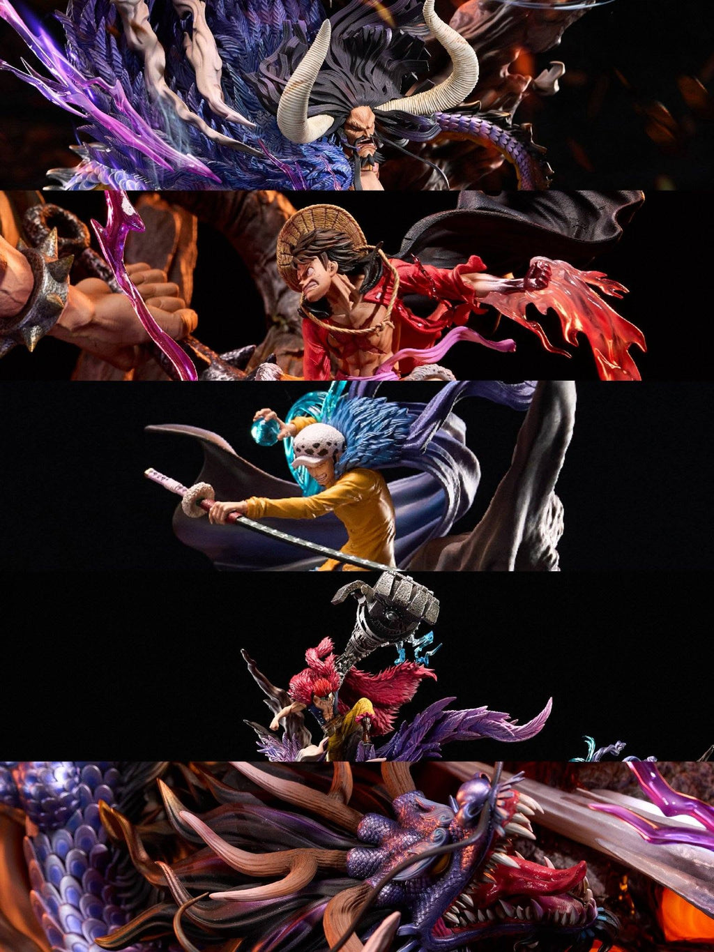 One Piece I Kaido vs. Three Captains I Sup Studio I 1:6 Resin Statue