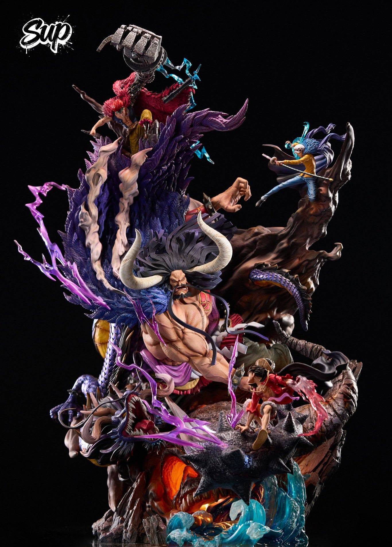 One Piece I Kaido vs. Three Captains I Sup Studio I 1:6 Resin Statue