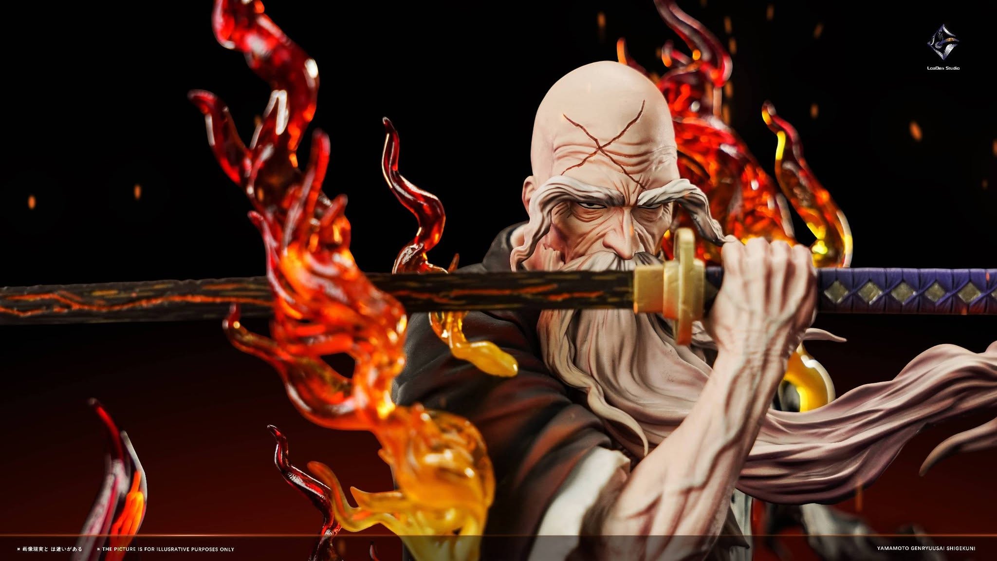 Shigekuni Yamamoto-Genryūsai 1/6 Resin Figure - LoaDen Studio I Bleach