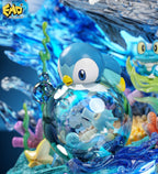 Pokemon I Water Type Blastoise Ecosystem Statue I EMO Studio I Resin Statue