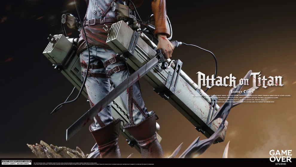 Attack on Titan I Levi Ackerman I Game Over Studio I 1:4/1:6 Resin Statue