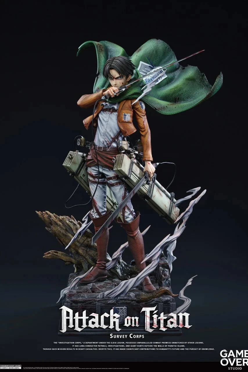 Attack on Titan I Levi Ackerman I Game Over Studio I 1:4/1:6 Resin Statue