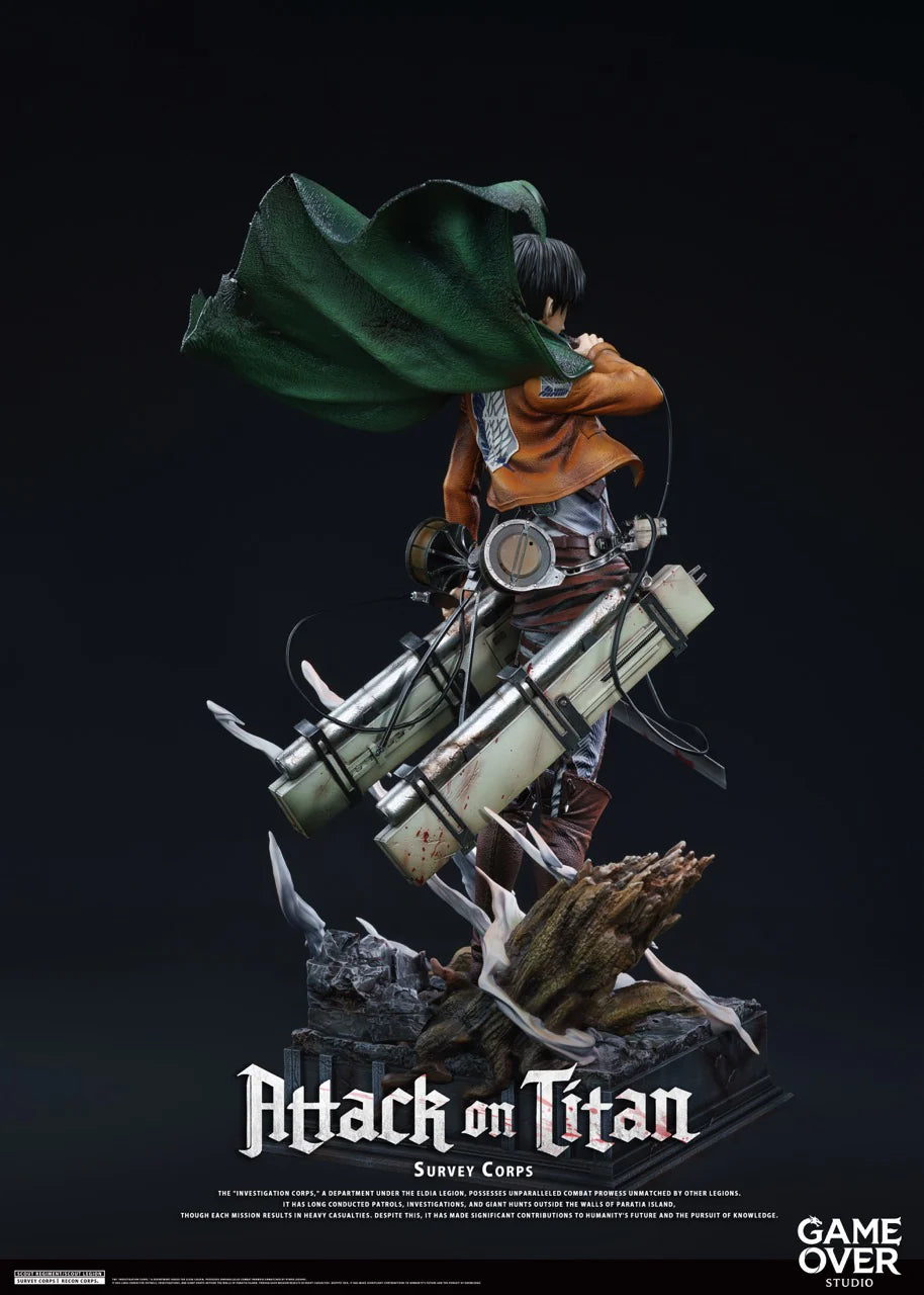 Attack on Titan I Levi Ackerman I Game Over Studio I 1:4/1:6 Resin Statue