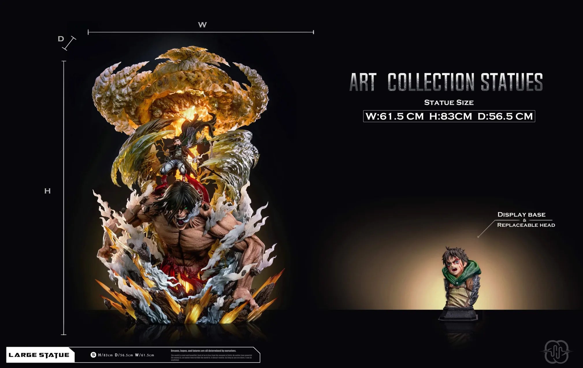 Attack on Titan I "Remnant Clouds" I 1:4 Resin Statue