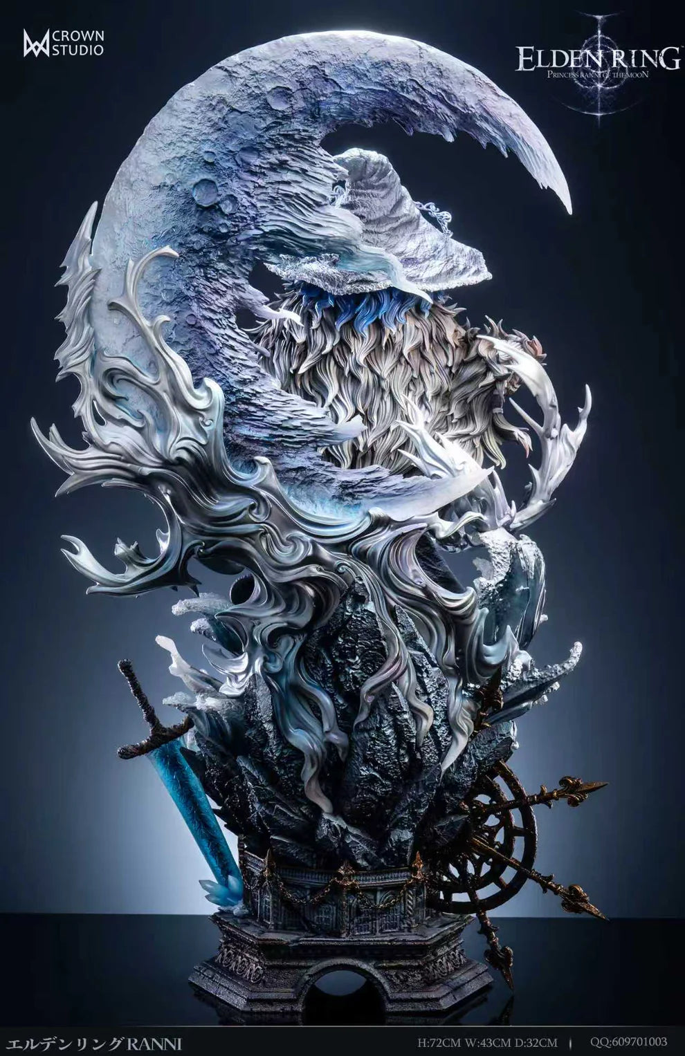 Elden Ring I Ranni I Crown Studio I 1:4 Resin Statue