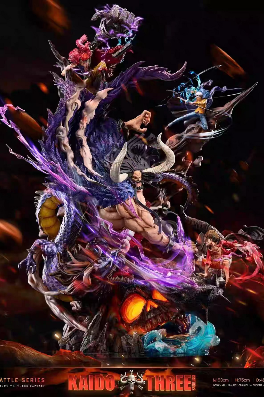 One Piece I Kaido vs. Three Captains I Sup Studio I 1:6 Resin Statue