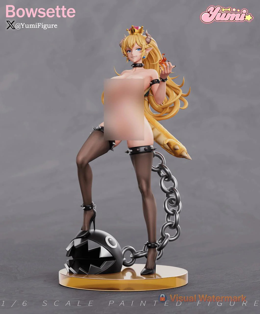 Super Mario I Bowsette I Yumi Figure I 1:6 Resin Figure