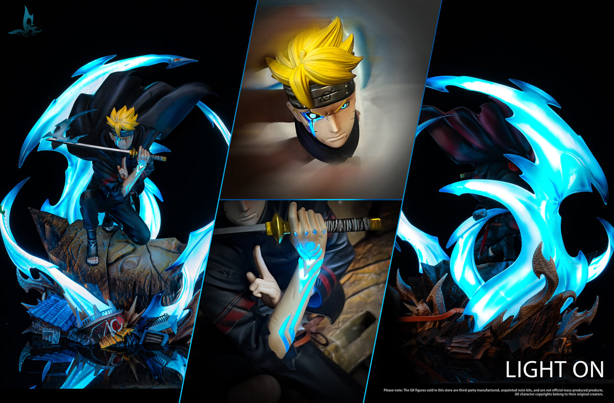 Uzumaki Boruto 1/6 Resin Statue - Butterfly Effect Studio I Naruto - EX edition lighting and detail views