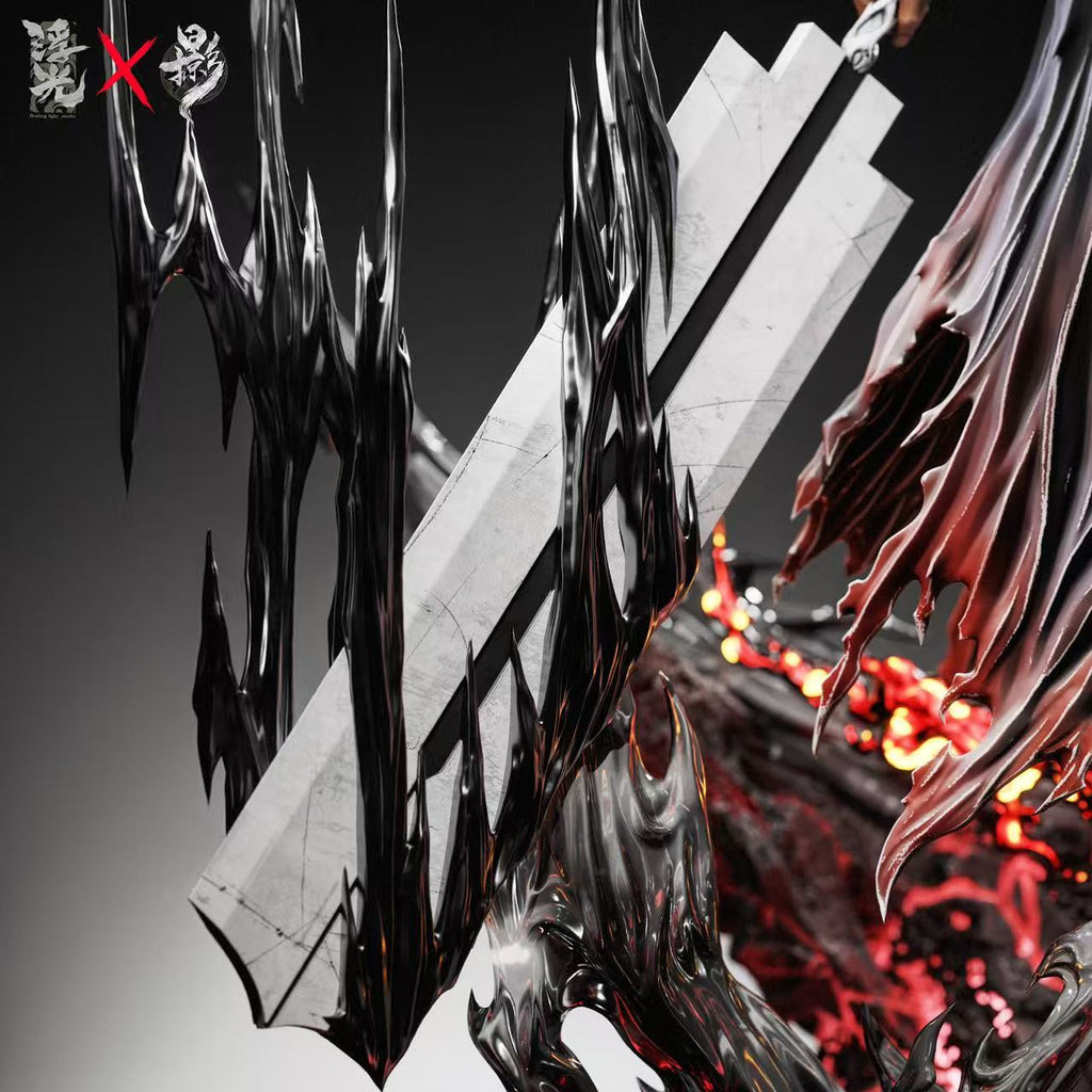 Ichigo Kurosaki – Floating Light x LueYing Studio – Bleach Figure and Statue, dimensions view