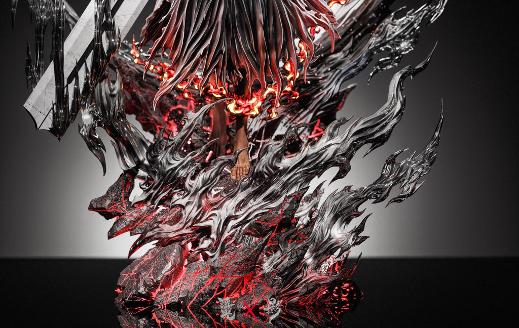 Ichigo Kurosaki – Floating Light x LueYing Studio – Bleach Figure and Statue, rear view