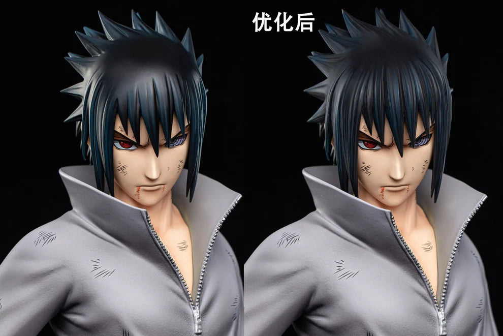 Naruto Uzumaki & Sasuke Uchiha – Pickstar Studio – Naruto Shippuden Figure and Statue, outfit and sculpt detail