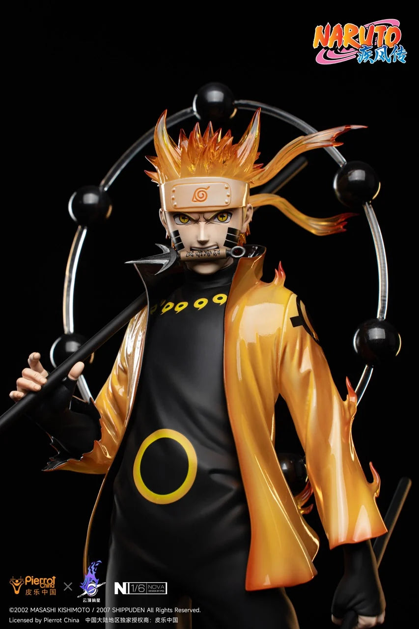 Naruto Uzumaki & Sasuke Uchiha – Pickstar Studio – Naruto Shippuden Figure and Statue, side profile view