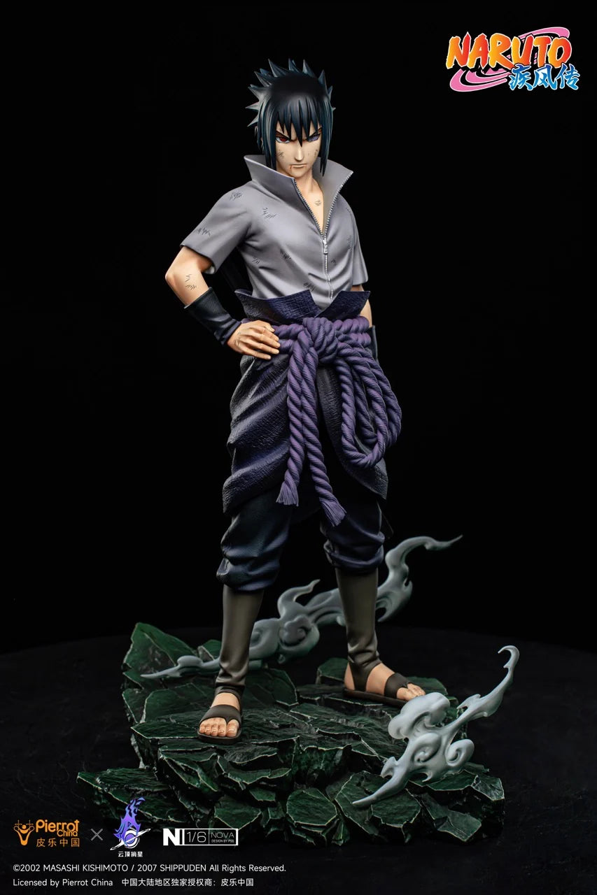 Naruto Uzumaki & Sasuke Uchiha – Pickstar Studio – Naruto Shippuden Figure and Statue, full rear view