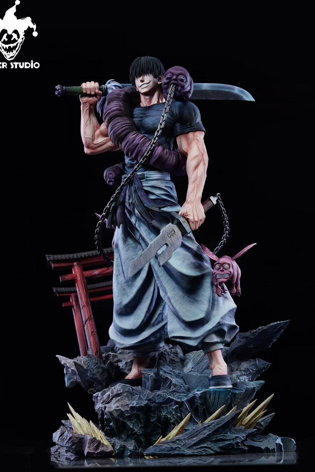 Toji Fushiguro – Joker Studio – Jujutsu Kaisen Figure and Statue, full front view