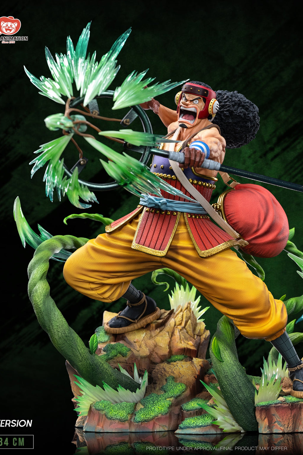Usopp – Jimei Palace – One Piece Figure and Statue, Premium version full front view with bust